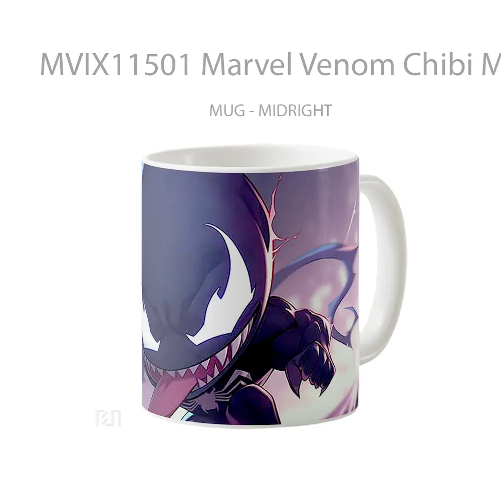 Mug Marvel Venom Chibi Menace Koleksi Mug Film dan Komik - All-side / Desain