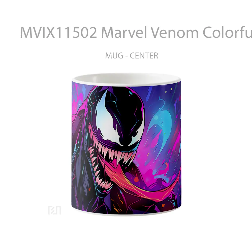 Mug Marvel Venom Colorful Gelas Keramik Koleksi Superhero