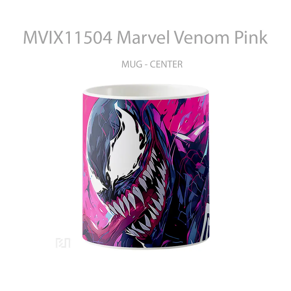 Mug Marvel Venom Pink Merchandise Karakter Ikonik