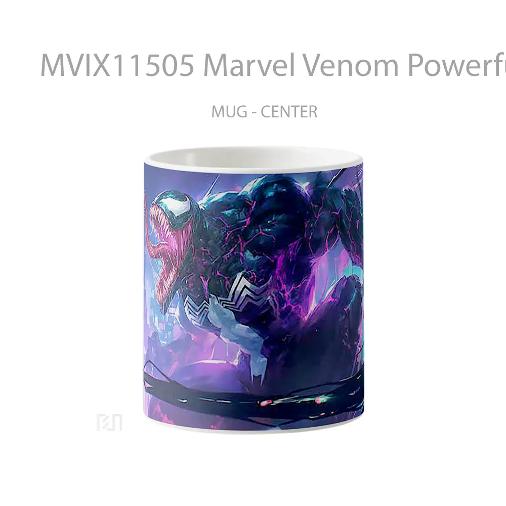 Mug Marvel Venom Powerful Gelas Keramik Koleksi Superhero