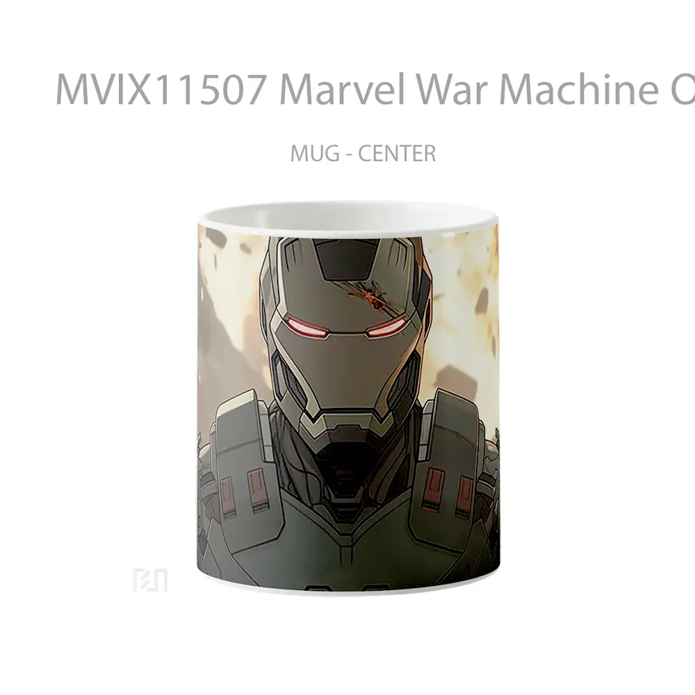 Mug Marvel War Machine On Battle Koleksi Mug Film dan Komik