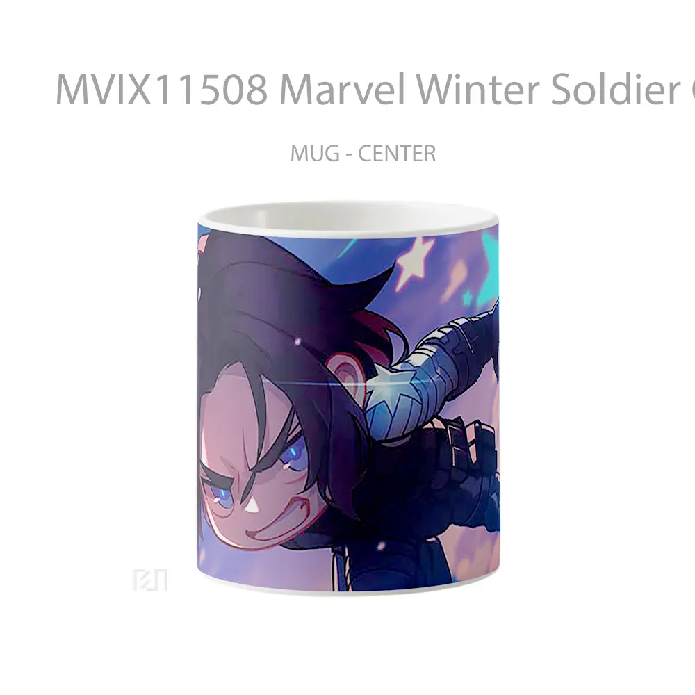 Mug Marvel Winter Soldier Chibi Hadiah Spesial Fans Superhero