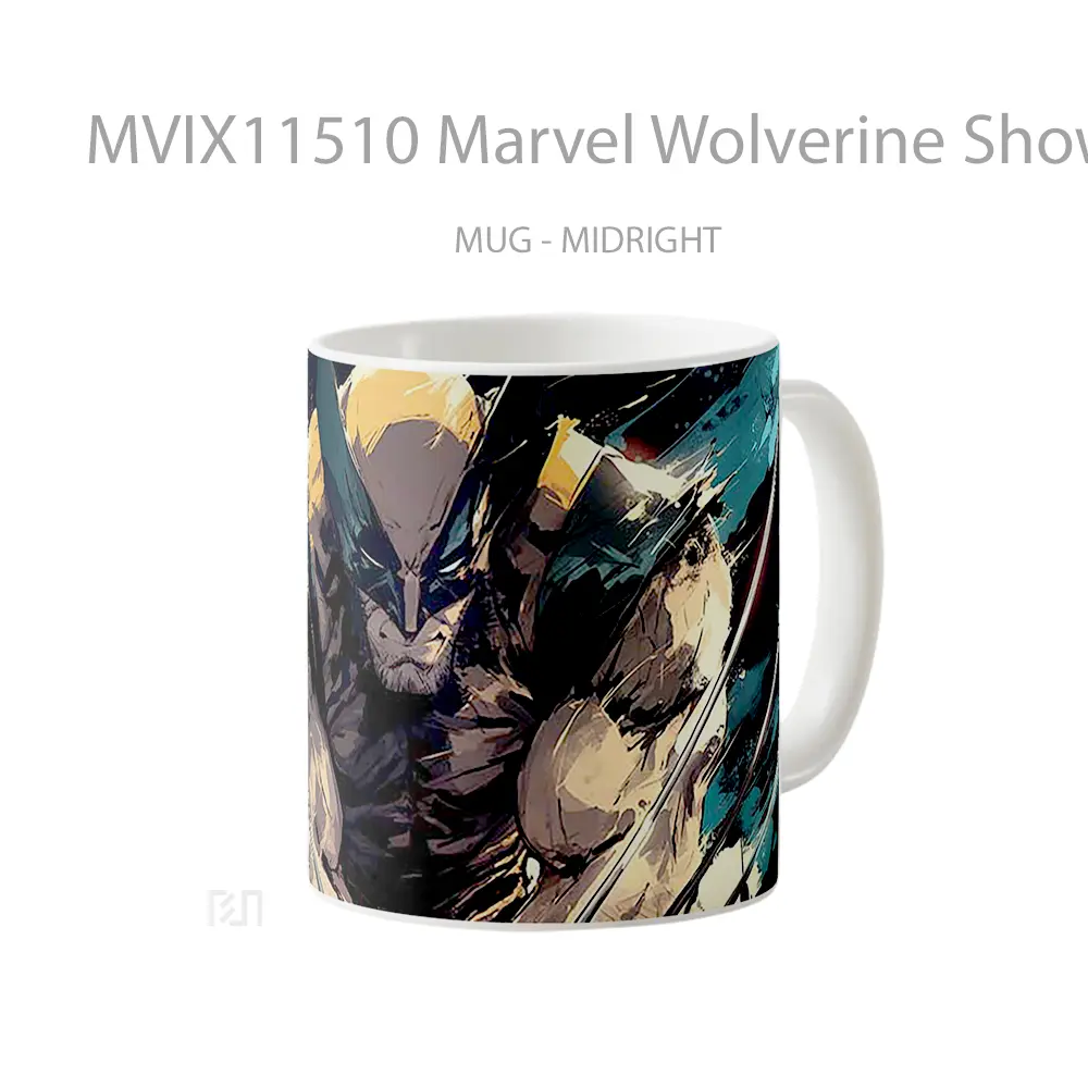 Mug Marvel Wolverine Showing His Claws Merchandise Karakter Ikonik - All-side / Desain
