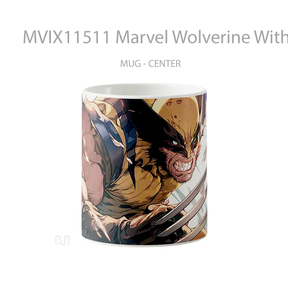 Mug Marvel Wolverine With Adamantium Claws Hadiah Spesial Fans Superhero