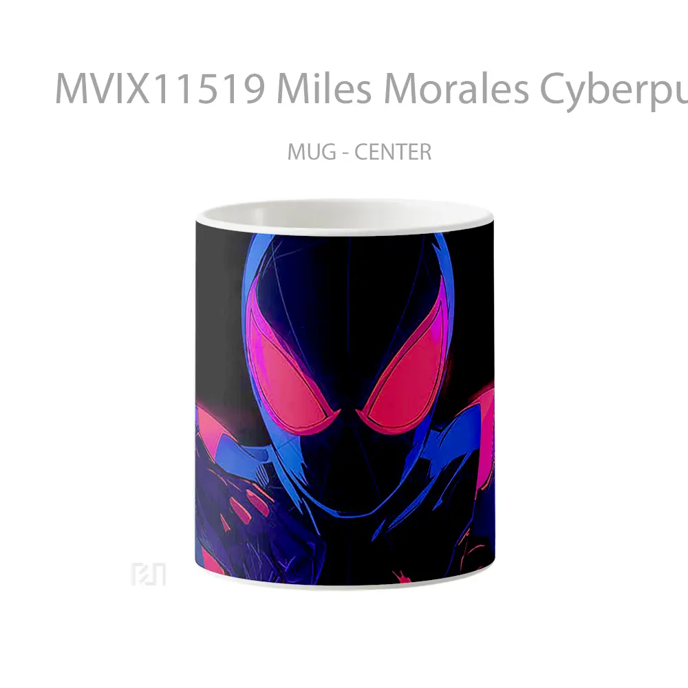 Mug Miles Morales Cyberpunk Spider Man Koleksi Mug Limited Edition