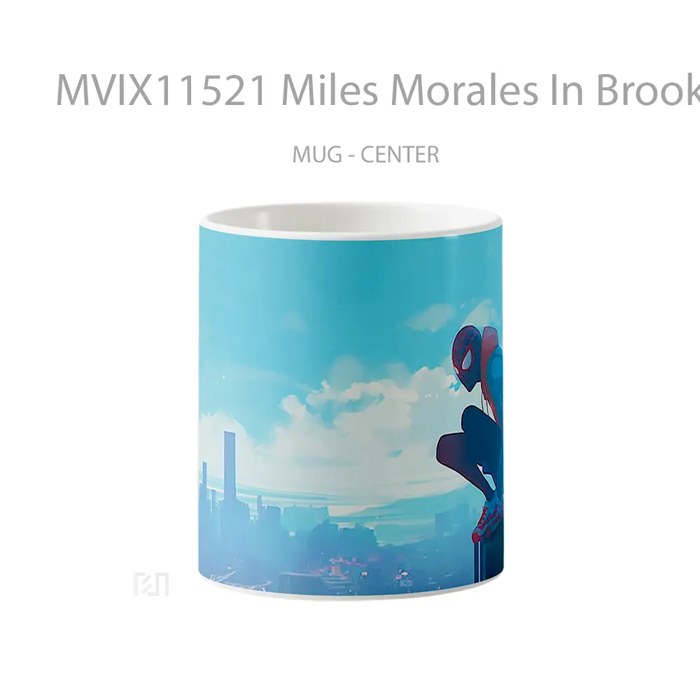 Mug Miles Morales In Brooklyn Mug Aesthetic Koleksi Spesial