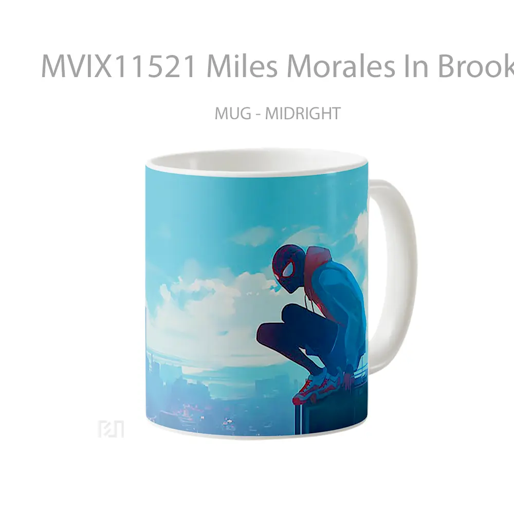 Mug Miles Morales In Brooklyn Mug Aesthetic Koleksi Spesial - All-side / Desain
