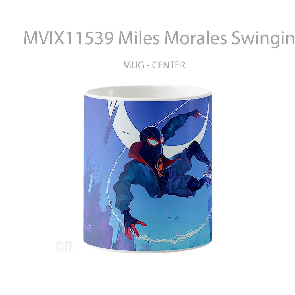 Mug Miles Morales Swinging Night Mug Aesthetic Koleksi Spesial