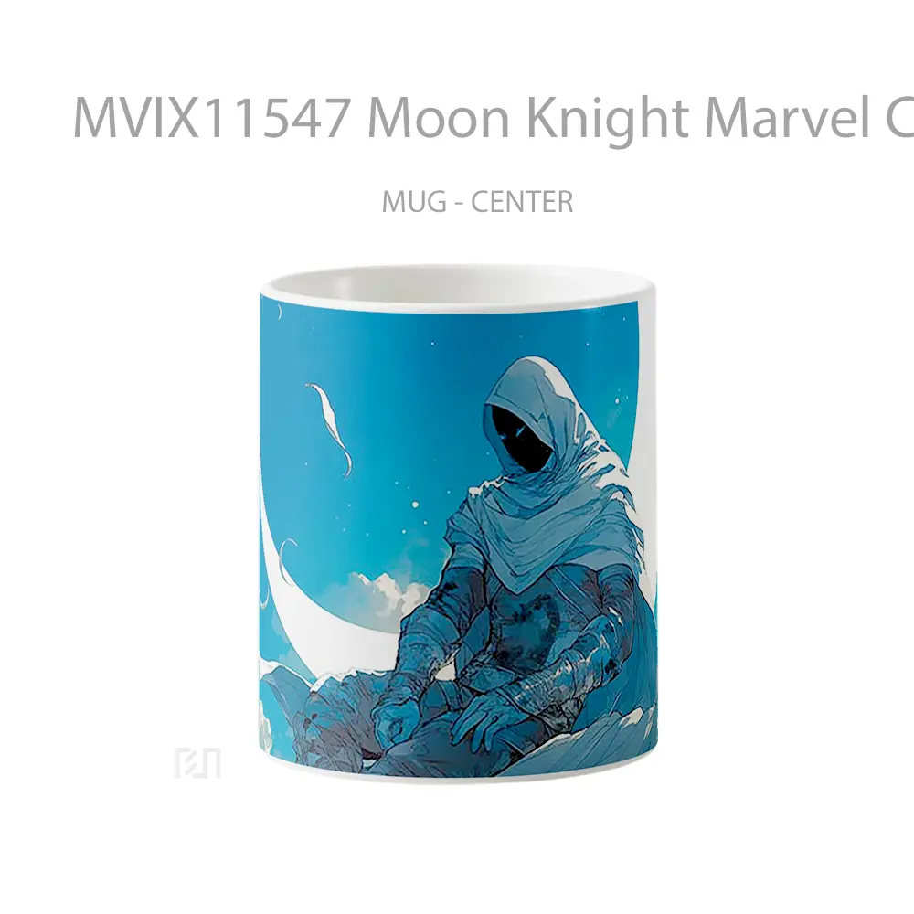 Mug Moon Knight Marvel Comics Gelas Keramik Koleksi Superhero