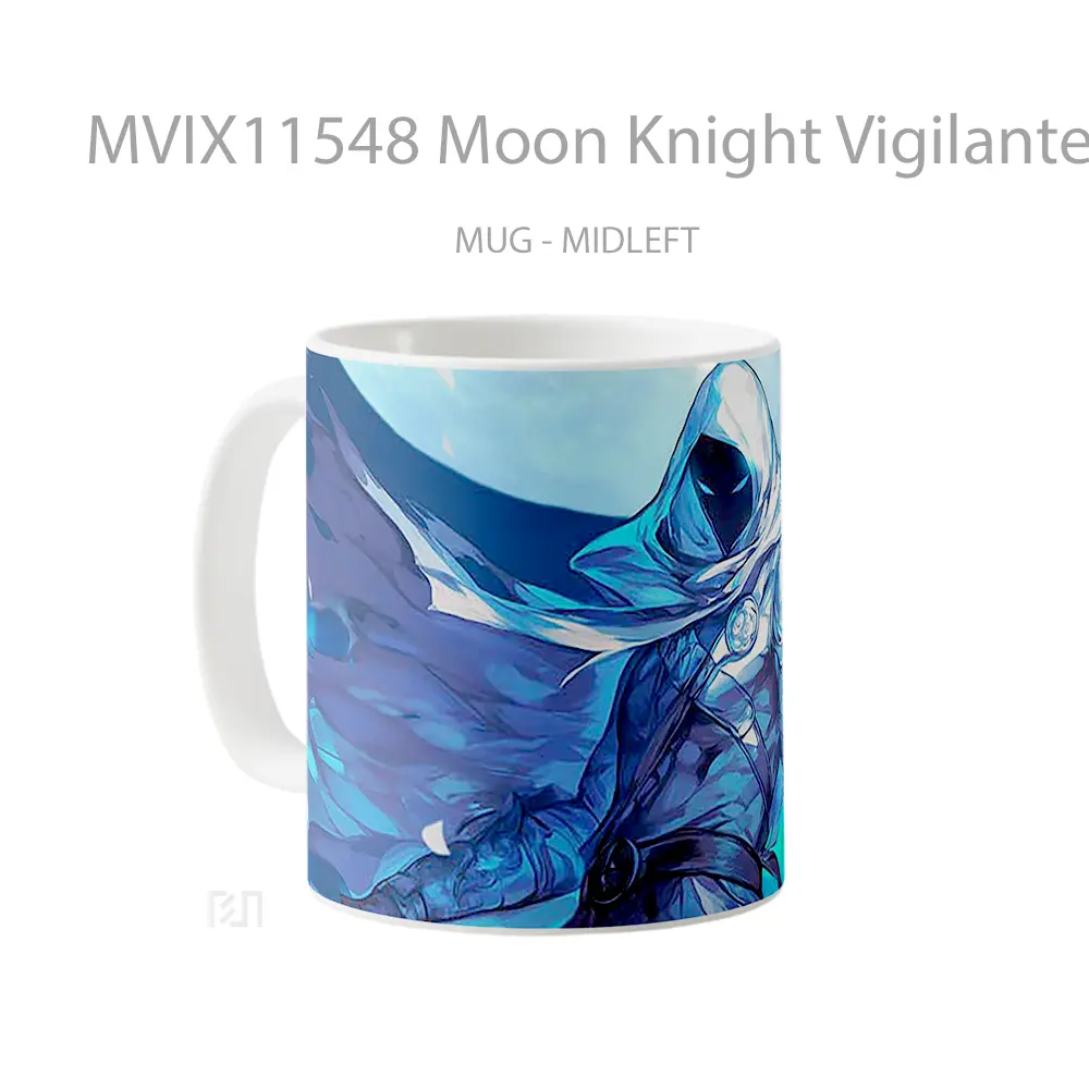 Mug Moon Knight Vigilante In Shadows Gelas Keramik Desain Unik - All-side / Desain