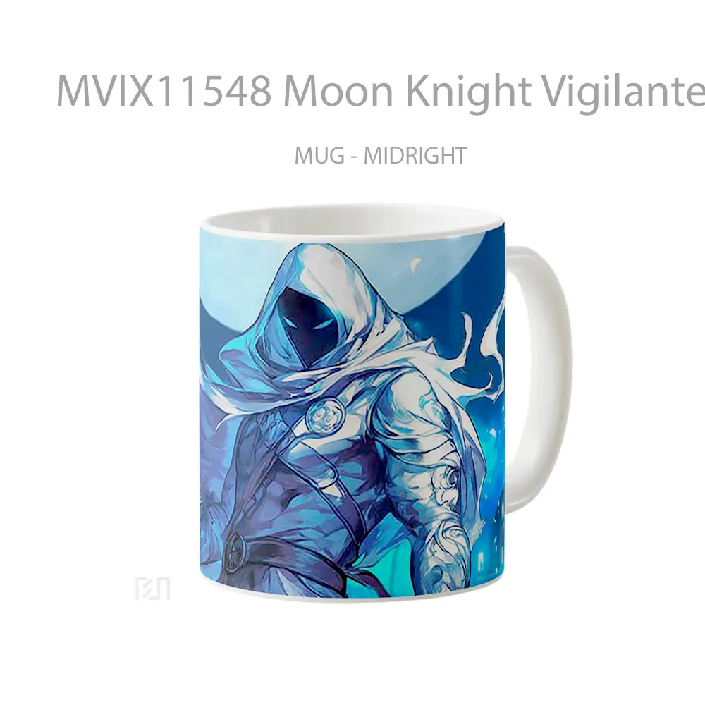 Mug Moon Knight Vigilante In Shadows Gelas Keramik Desain Unik - All-side / Desain