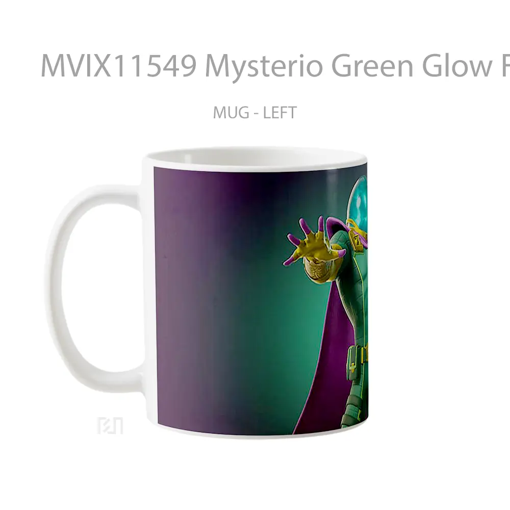 Mug Mysterio Green Glow Fortnite Koleksi Mug Limited Edition - All-side / Desain