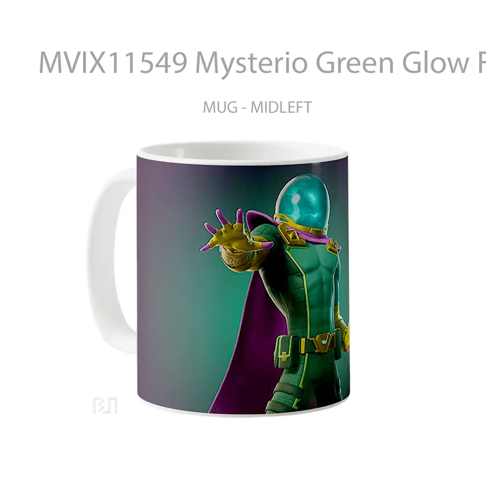 Mug Mysterio Green Glow Fortnite Koleksi Mug Limited Edition - All-side / Desain