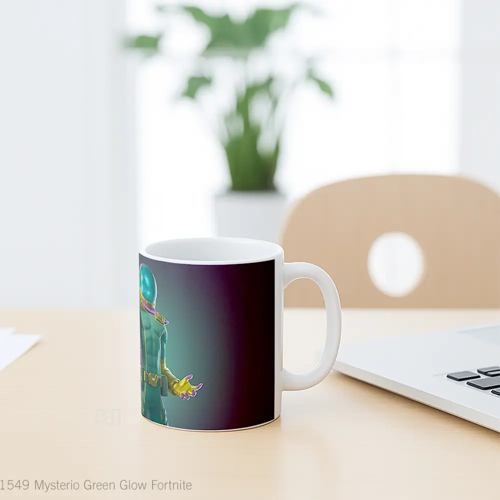 Mug Mysterio Green Glow Fortnite Koleksi Mug Limited Edition - All-side / Desain