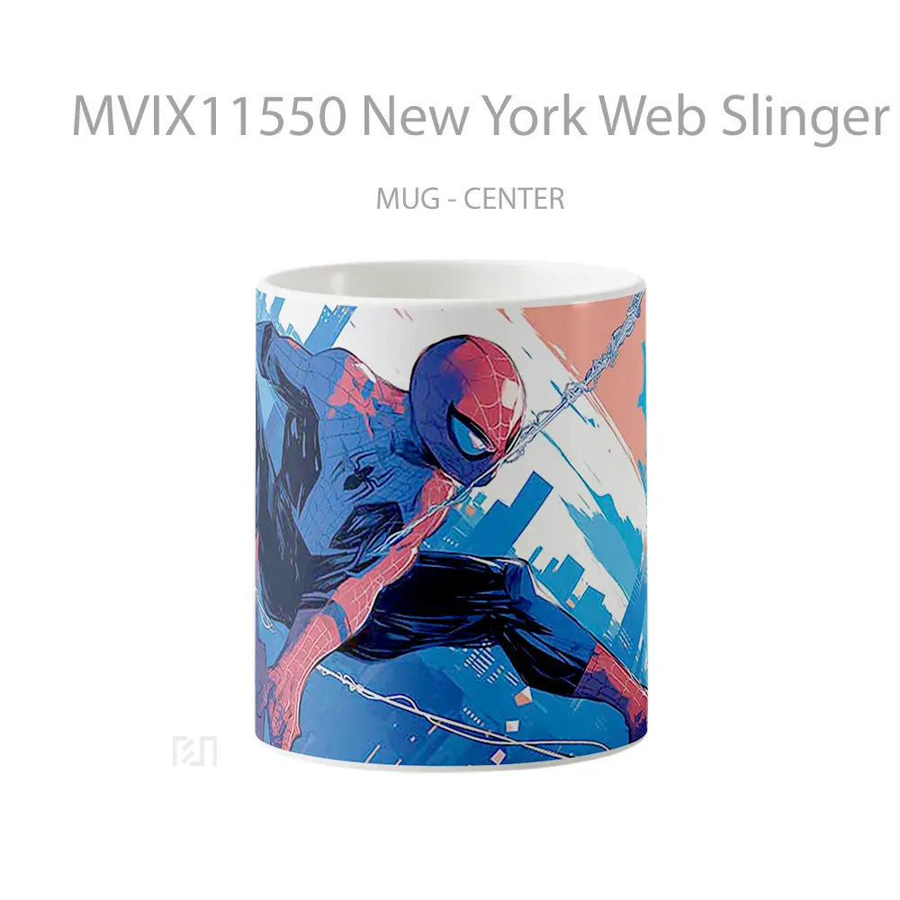 Mug New York Web Slinger Gelas Keramik Desain Unik