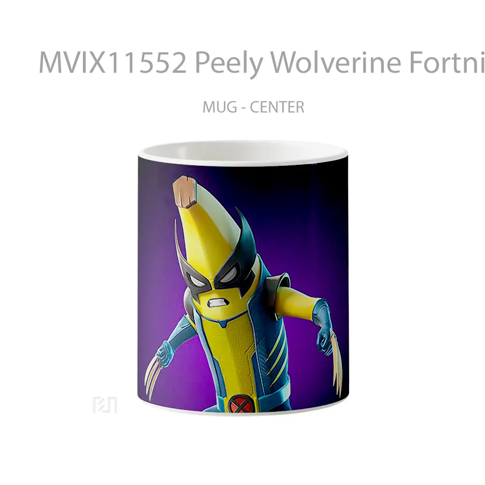 Mug Peely Wolverine Fortnite Hadiah Lucu dan Menarik