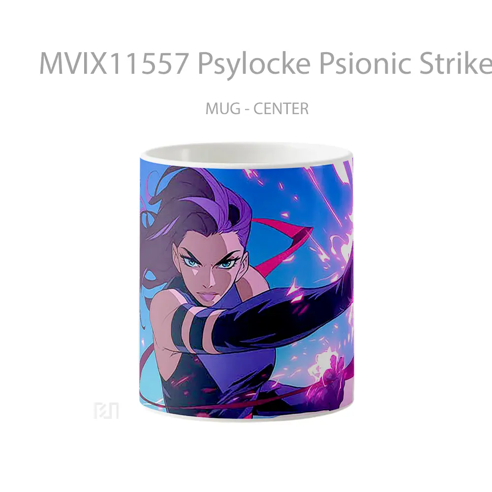 Mug Psylocke Psionic Strike Mug Aesthetic Koleksi Spesial