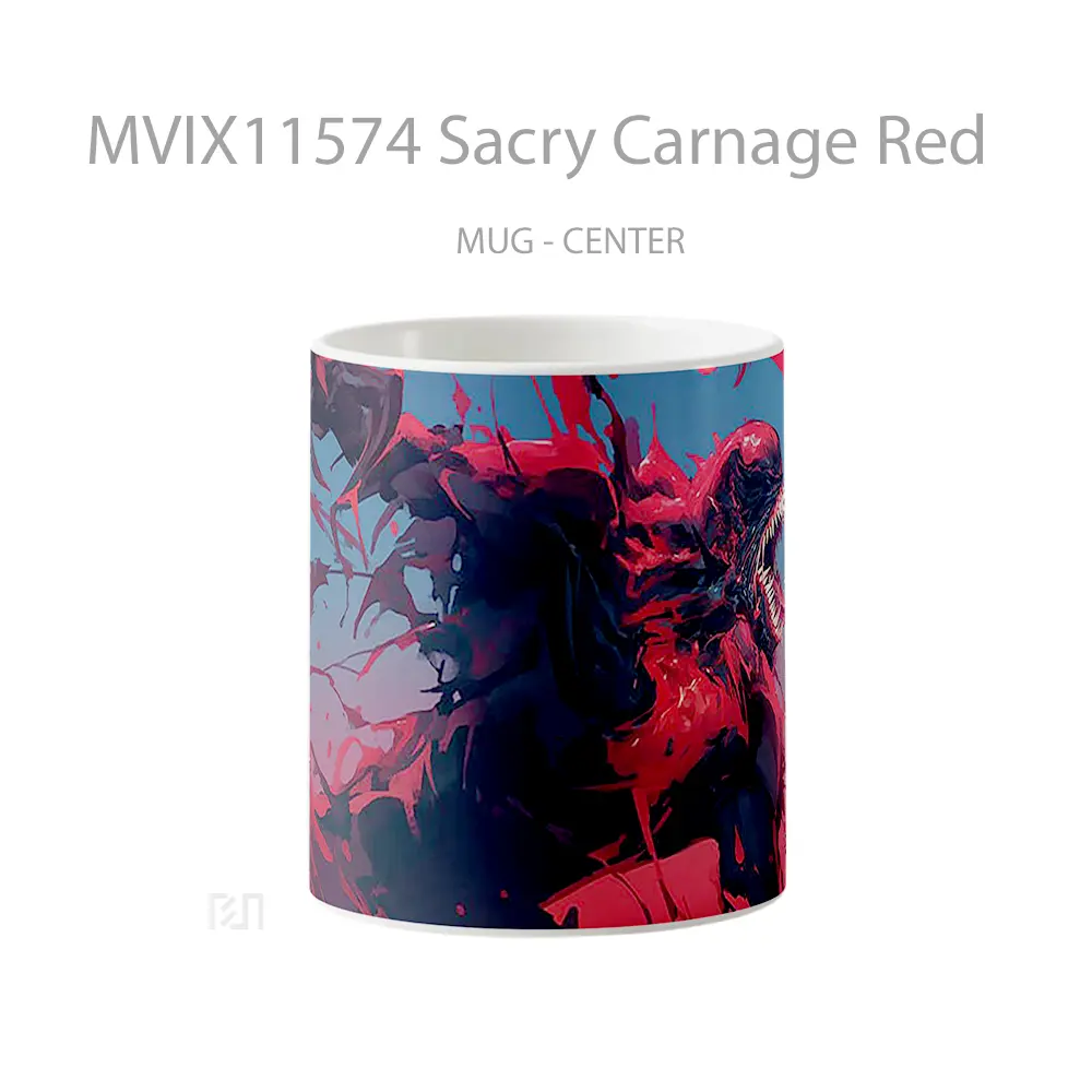 Mug Sacry Carnage Red Mug Aesthetic Koleksi Spesial