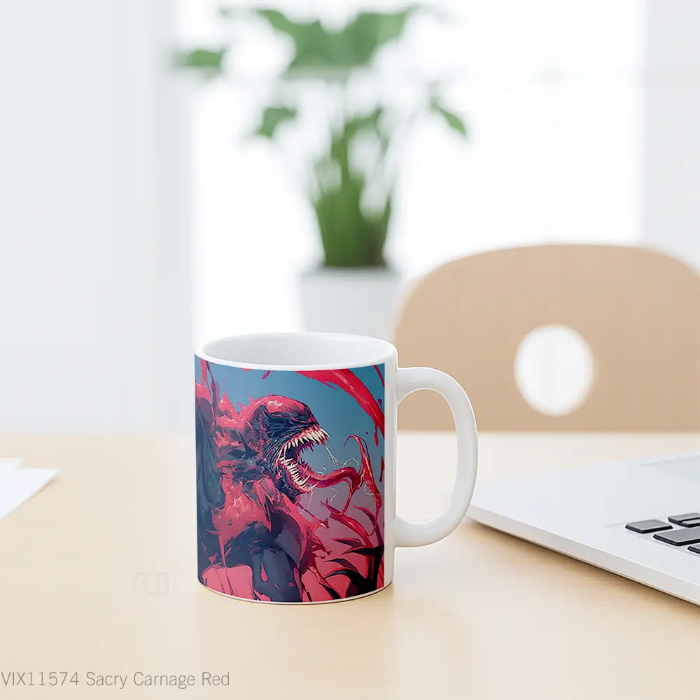 Mug Sacry Carnage Red Mug Aesthetic Koleksi Spesial - All-side / Desain