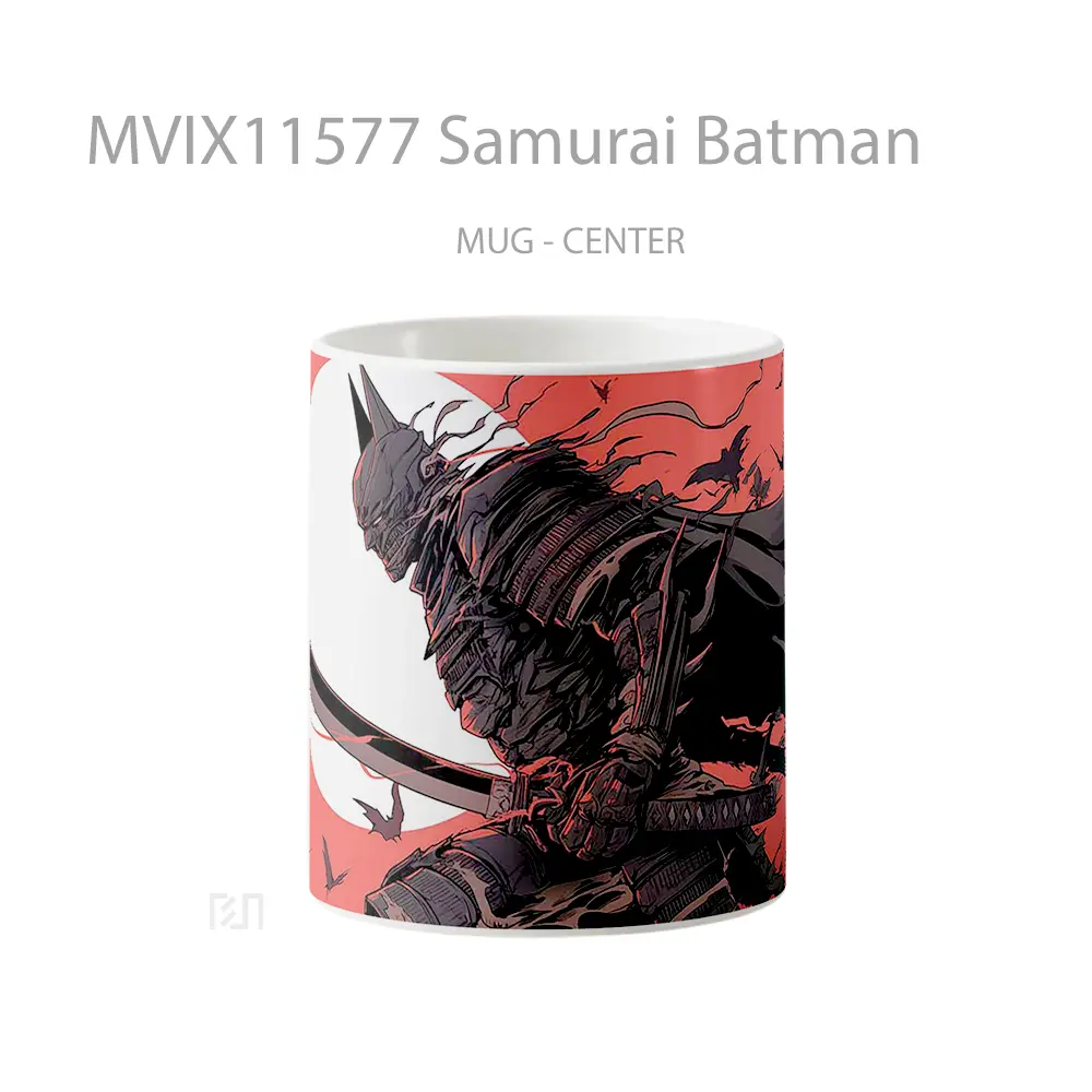 Mug Samurai Batman Gelas Keramik Koleksi Superhero