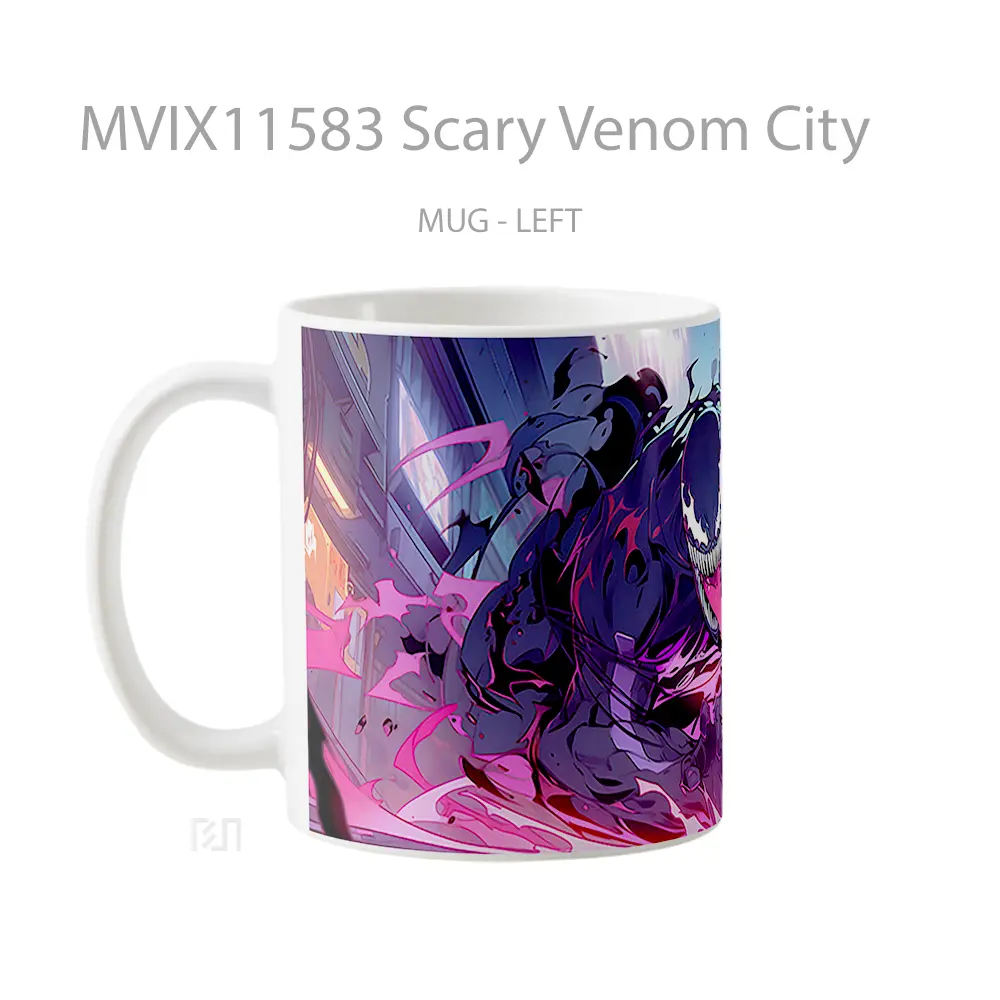 Mug Scary Venom City Hadiah Lucu dan Menarik - All-side / Desain
