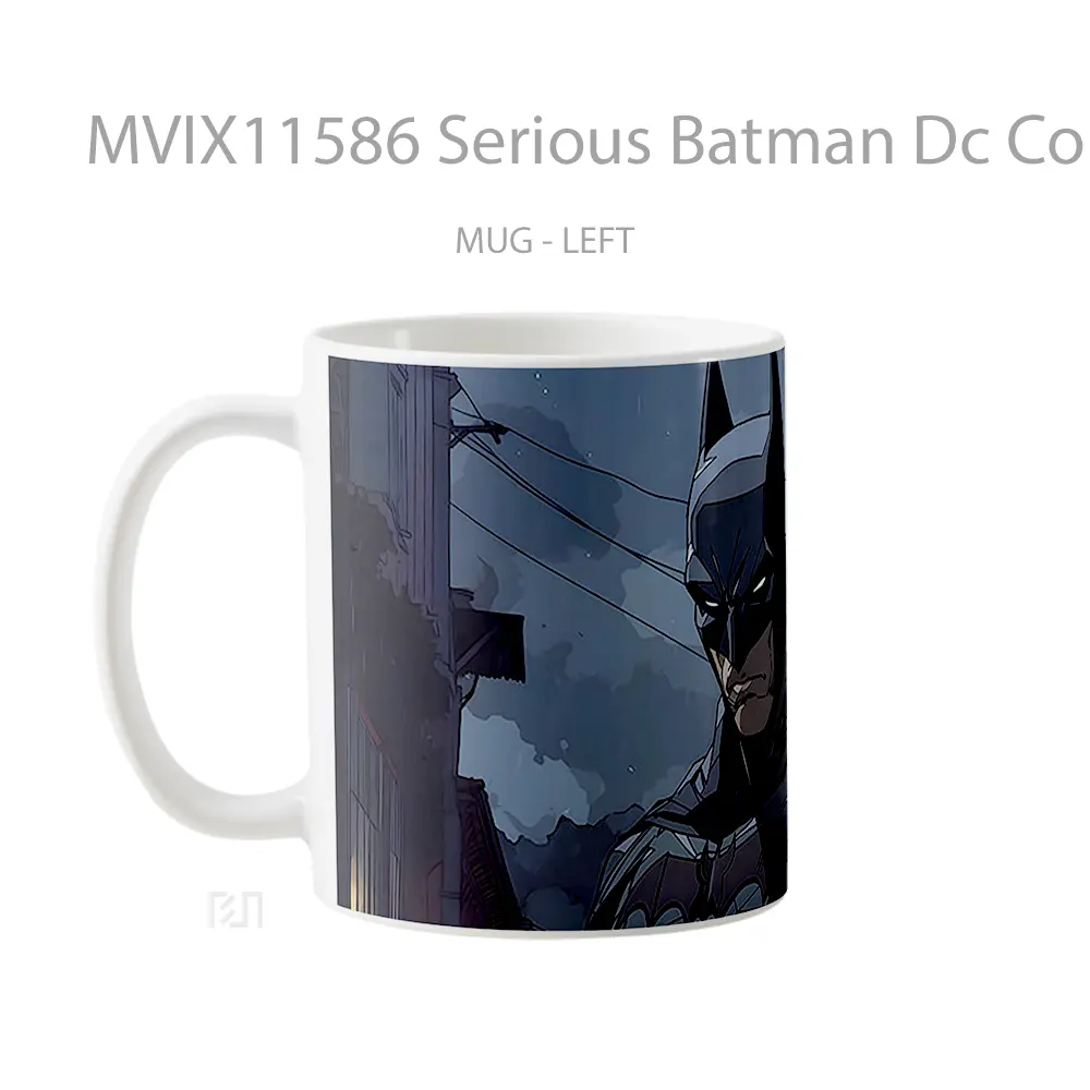 Mug Serious Batman Dc Comics Gelas Keramik Koleksi Superhero - All-side / Desain