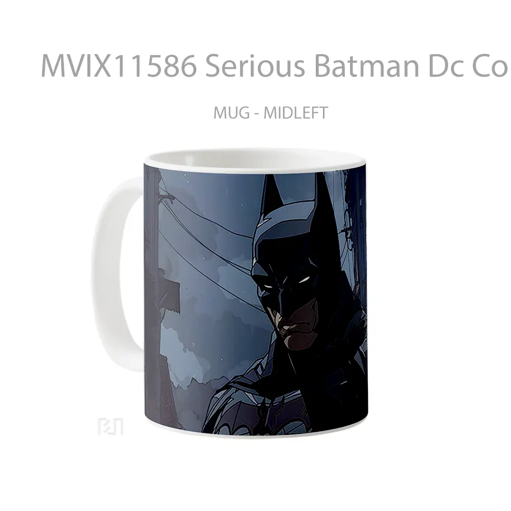 Mug Serious Batman Dc Comics Gelas Keramik Koleksi Superhero - All-side / Desain