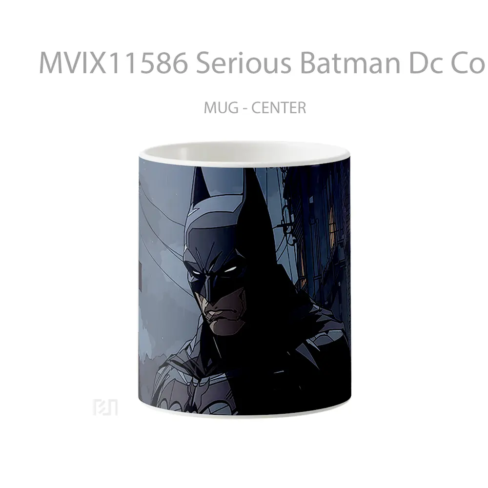 Mug Serious Batman Dc Comics Gelas Keramik Koleksi Superhero