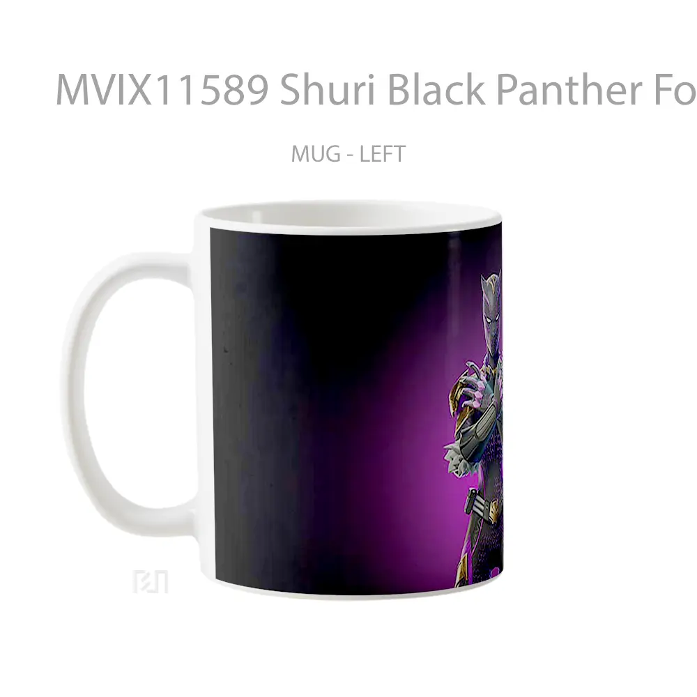 Mug Shuri Black Panther Fortnite Koleksi Mug Limited Edition - All-side / Desain