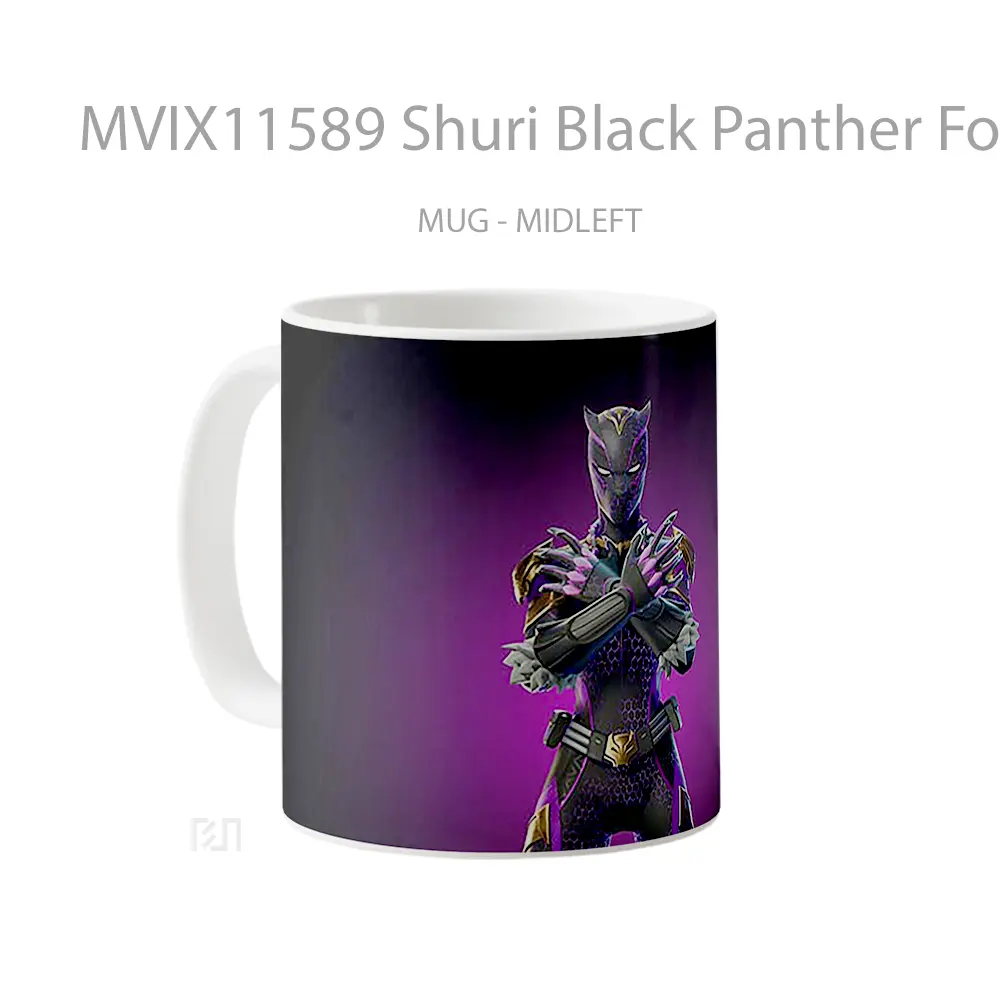 Mug Shuri Black Panther Fortnite Koleksi Mug Limited Edition - All-side / Desain