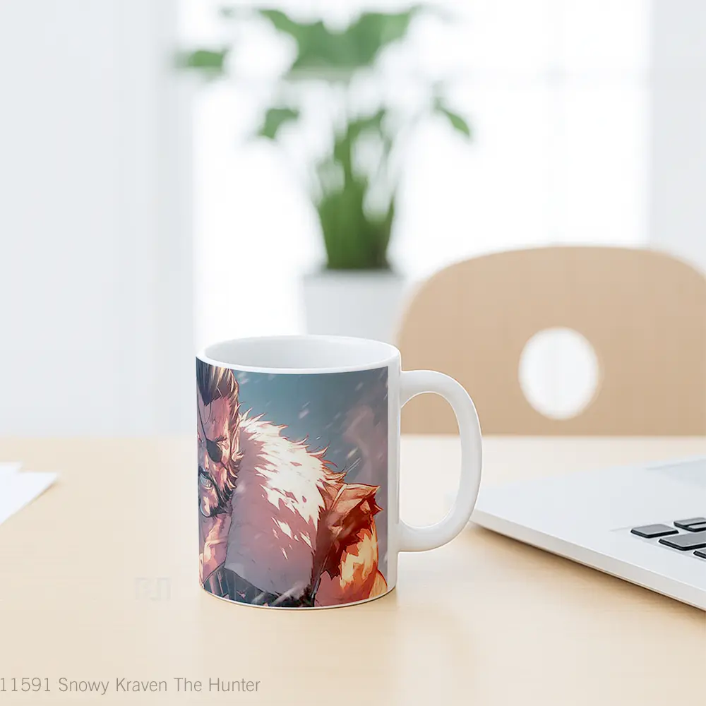 Mug Snowy Kraven The Hunter Mug Aesthetic Koleksi Spesial - All-side / Desain