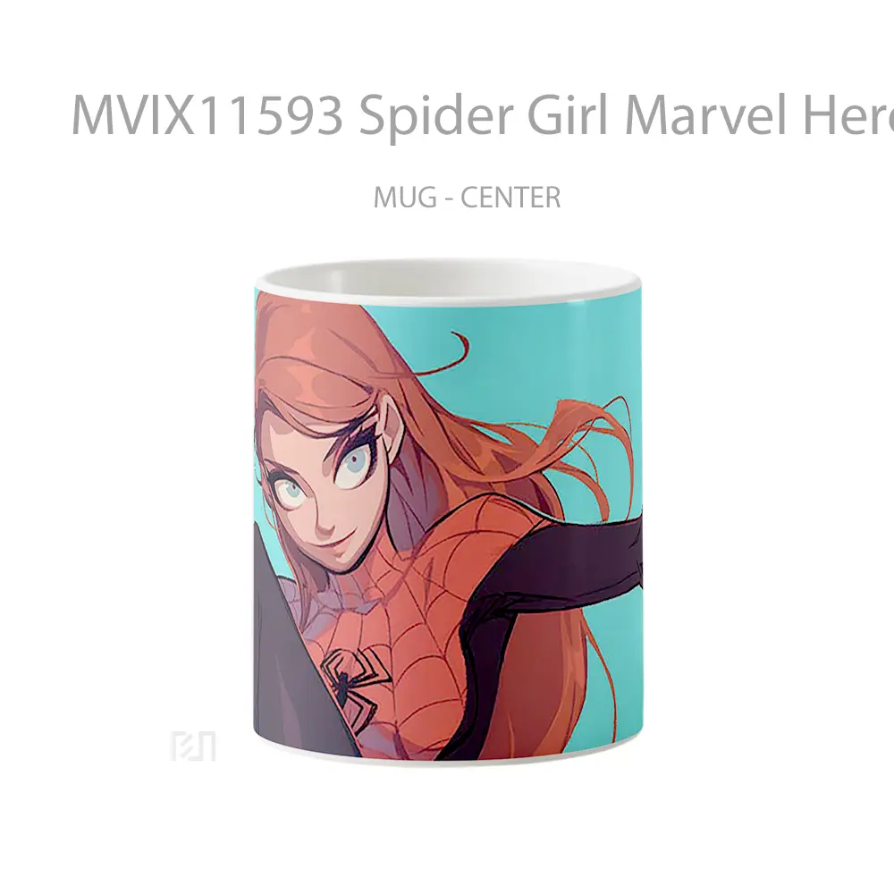 Mug Spider Girl Marvel Heroine Hadiah Unik Anime Lovers