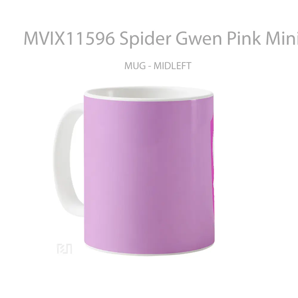 Mug Spider Gwen Pink Minimalist Koleksi Mug Limited Edition - All-side / Desain
