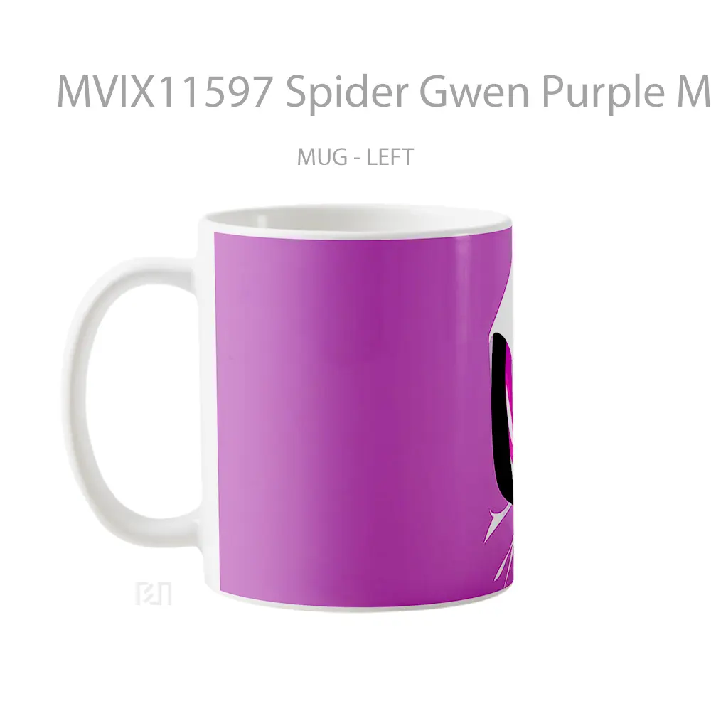 Mug Spider Gwen Purple Minimalist Mug Aesthetic Koleksi Spesial - All-side / Desain