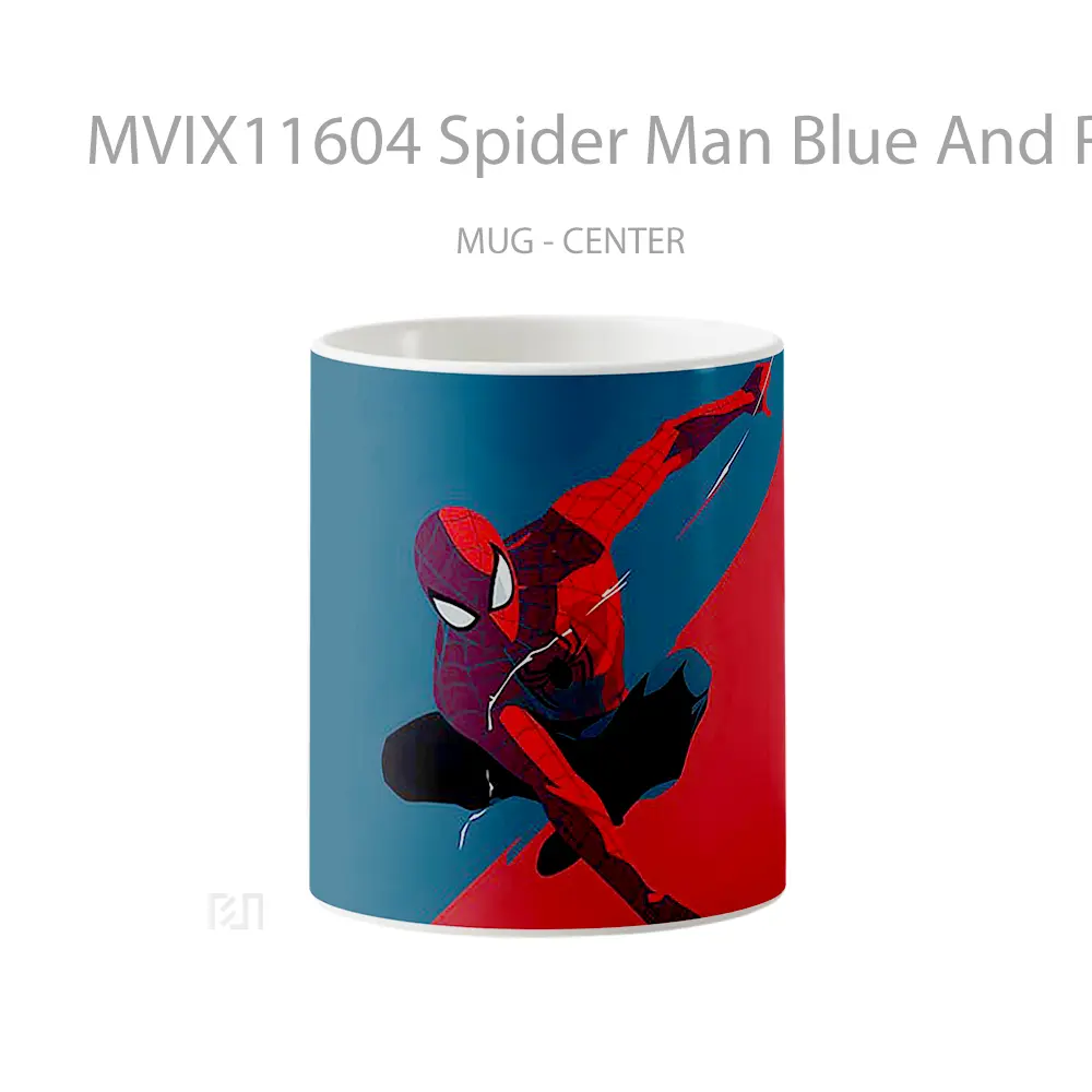 Mug Spider Man Blue And Red Hadiah Lucu dan Menarik