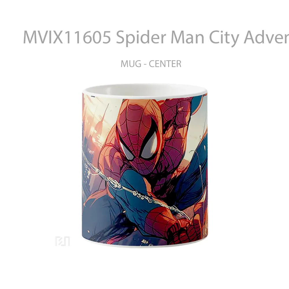 Mug Spider Man City Adventure Hadiah Lucu dan Menarik
