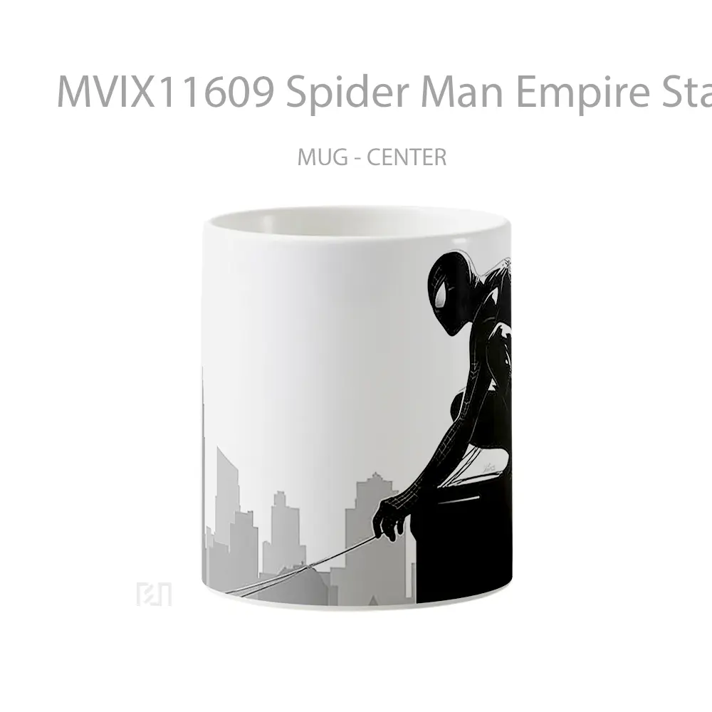 Mug Spider Man Empire State Guardian Gelas Keramik Desain Unik