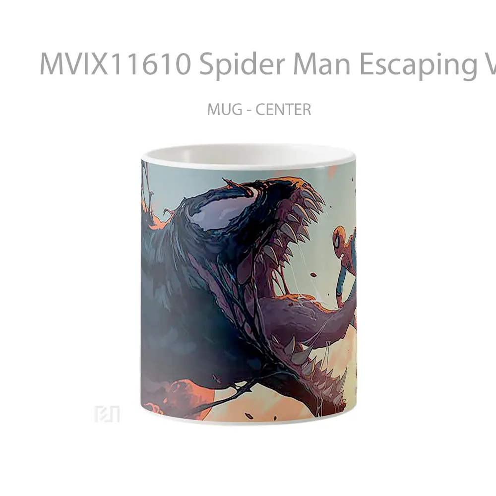 Mug Spider Man Escaping Venom Attack Mug Anime Populer Koleksi Spesial