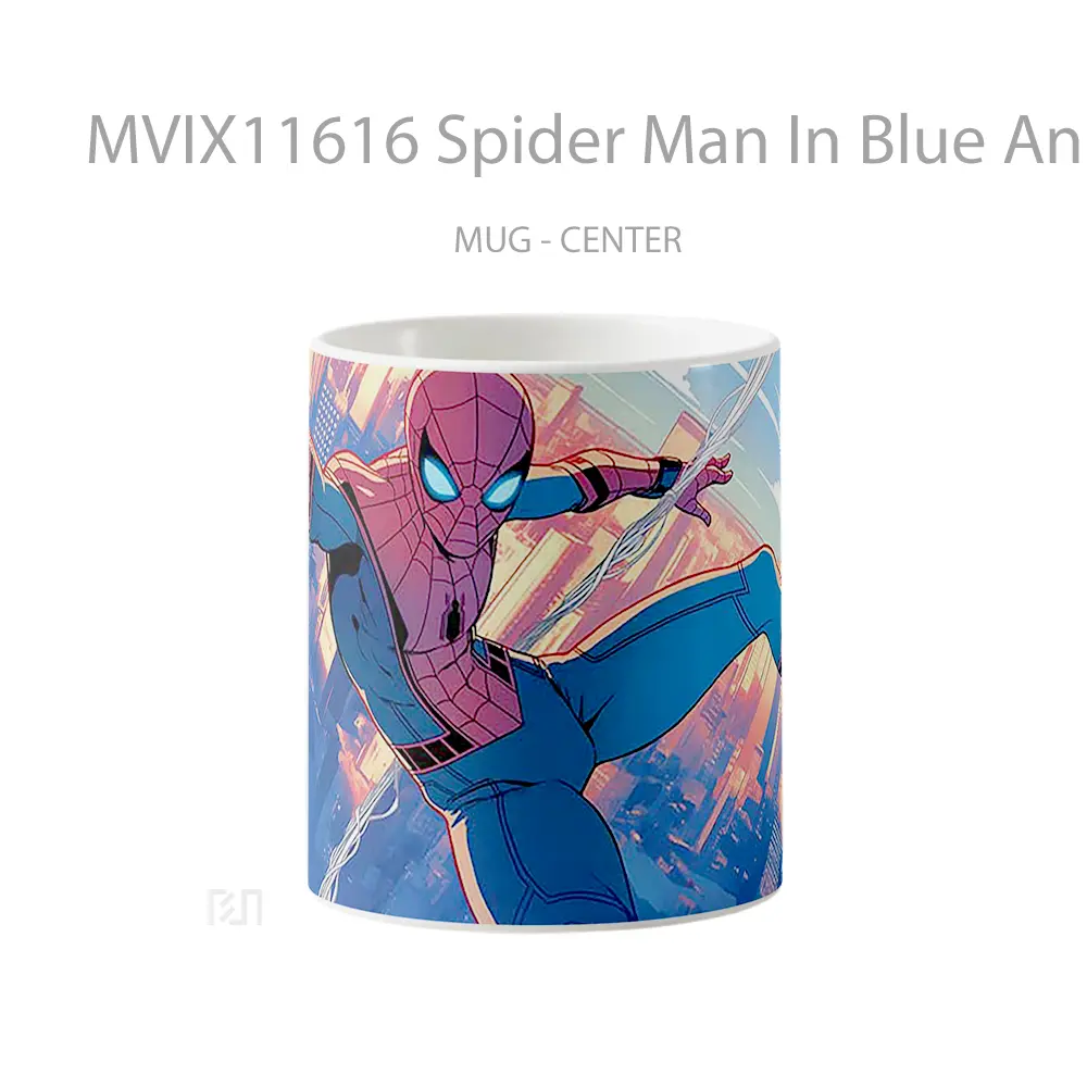 Mug Spider Man In Blue And Red Suit Koleksi Mug Limited Edition