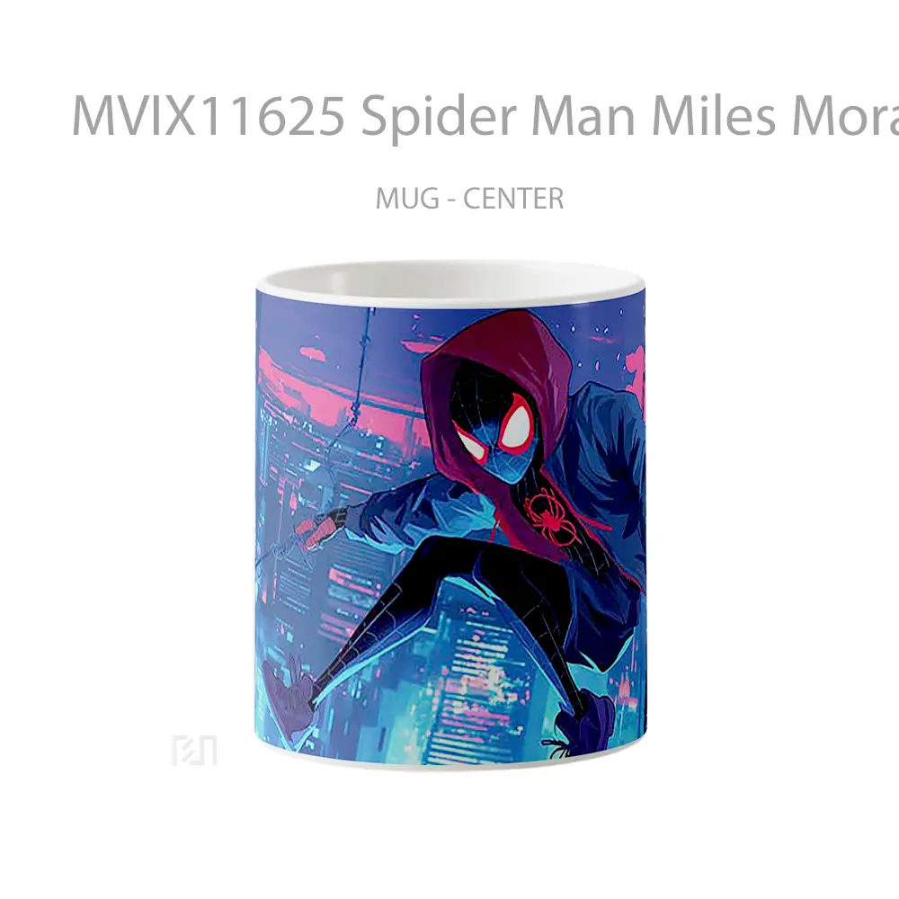 Mug Spider Man Miles Morales Glitched Swinging Mug Aesthetic Koleksi Spesial