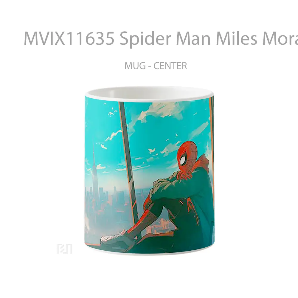 Mug Spider Man Miles Morales Rooftop Chill Koleksi Mug Limited Edition