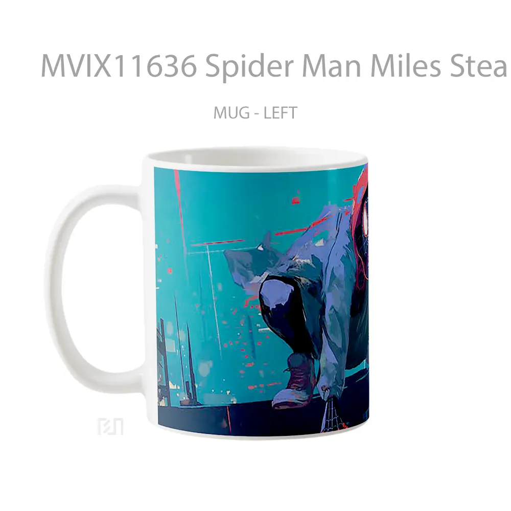 Mug Spider Man Miles Stealth Koleksi Mug Limited Edition - All-side / Desain