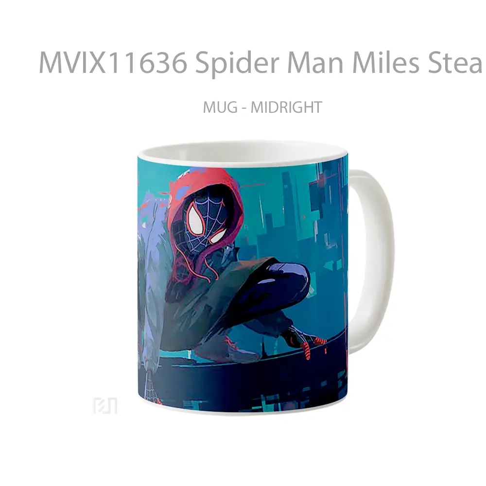 Mug Spider Man Miles Stealth Koleksi Mug Limited Edition - All-side / Desain