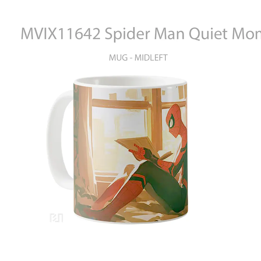 Mug Spider Man Quiet Moment Koleksi Mug Limited Edition - All-side / Desain