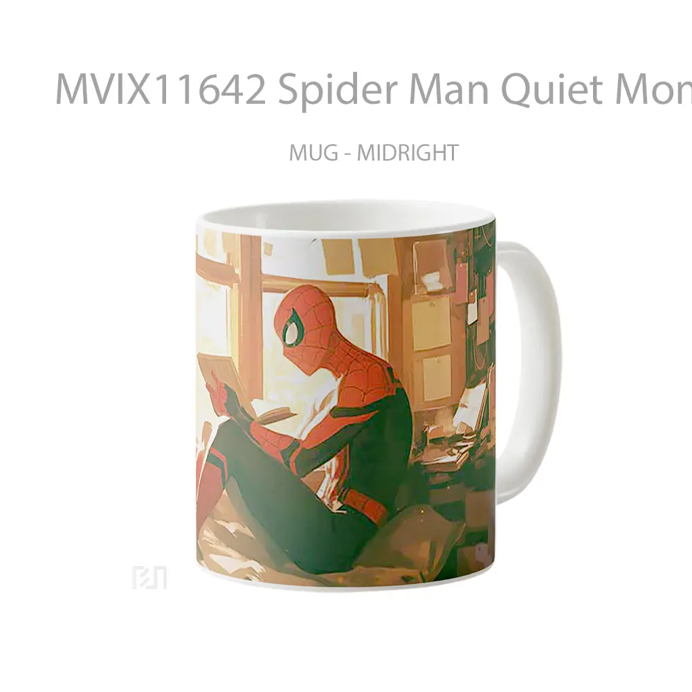 Mug Spider Man Quiet Moment Koleksi Mug Limited Edition - All-side / Desain