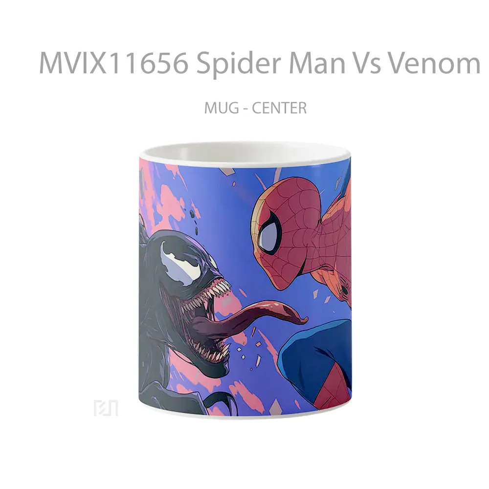 Mug Spider Man Vs Venom Showdown Hadiah Lucu dan Menarik