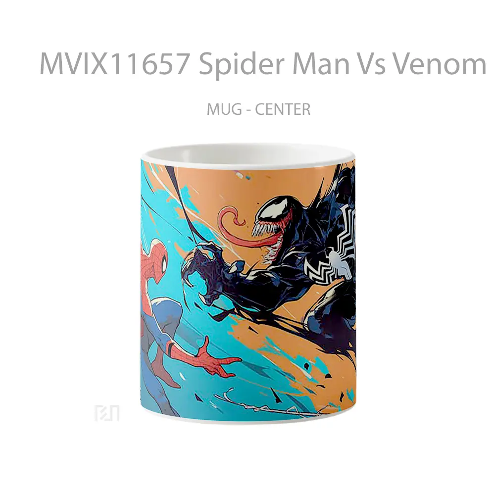 Mug Spider Man Vs Venom Swing Battle Hadiah Lucu dan Menarik