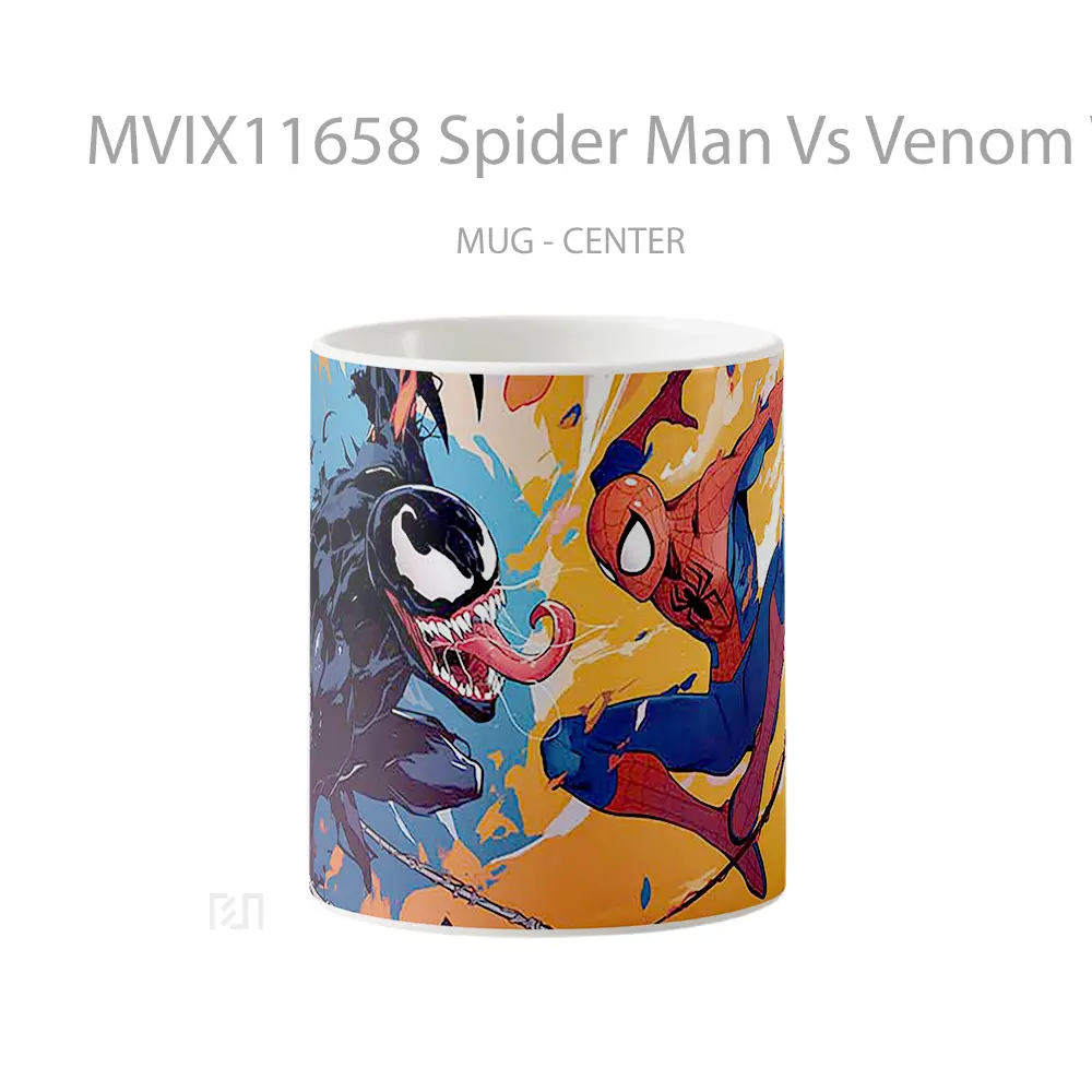 Mug Spider Man Vs Venom Web Fight Koleksi Mug Limited Edition