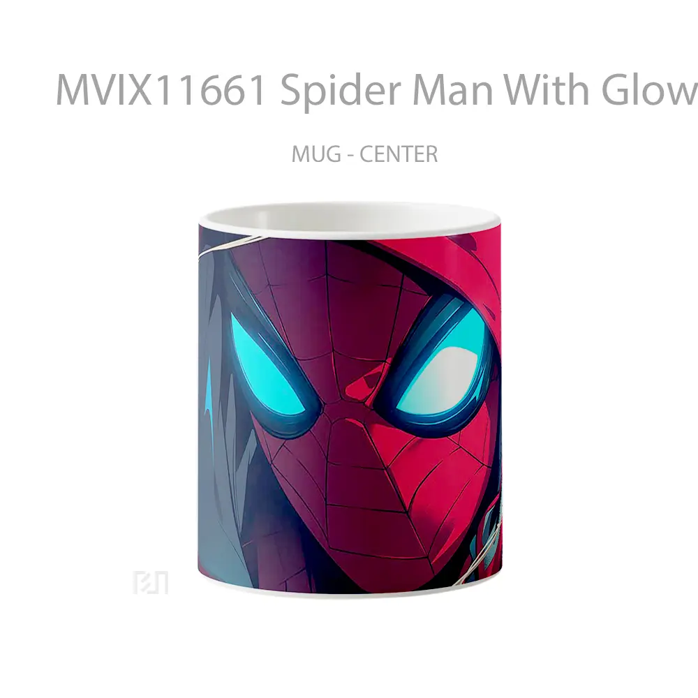 Mug Spider Man With Glowing Eyes Mug Aesthetic Koleksi Spesial