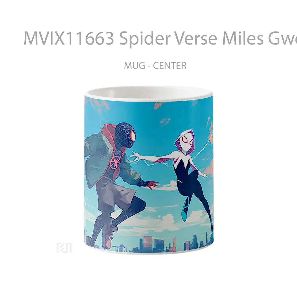 Mug Spider Verse Miles Gwen Swinging Koleksi Mug Limited Edition